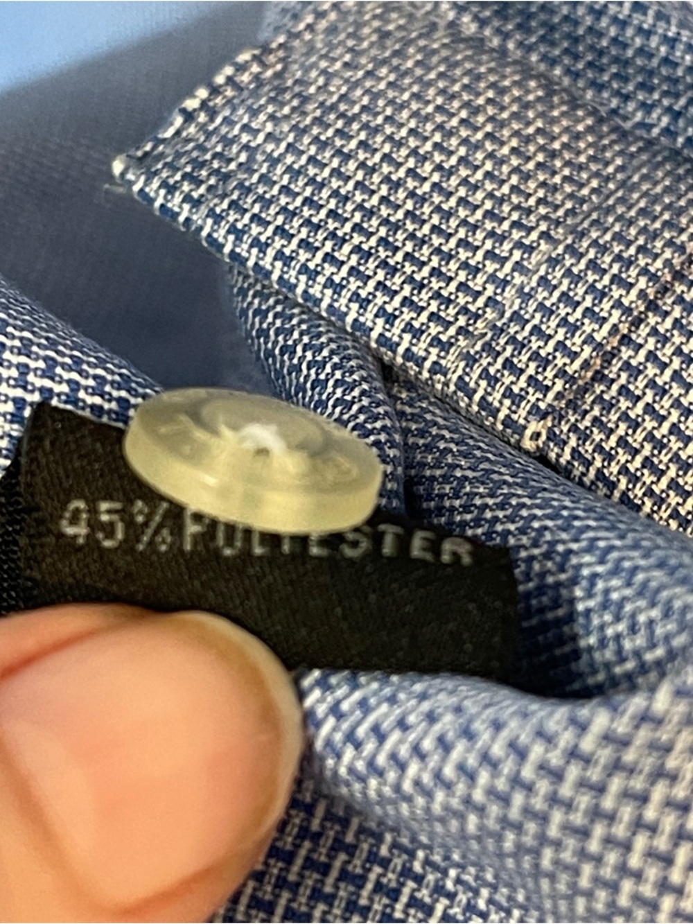 O'Neill Light Blue Short Sleeve Button-Down Shirt with Chest Pocket - Picture 6 of 7